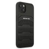 AMG AMHCP13SGSEBK iPhone 13 mini 5,4 czarny/black hardcase Leather Debossed Lines